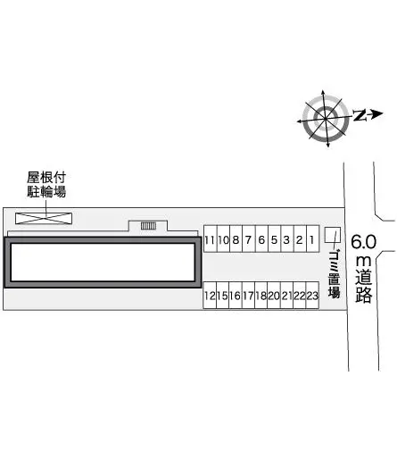 ★手数料０円★茨木市平田台　月極駐車場（LP）